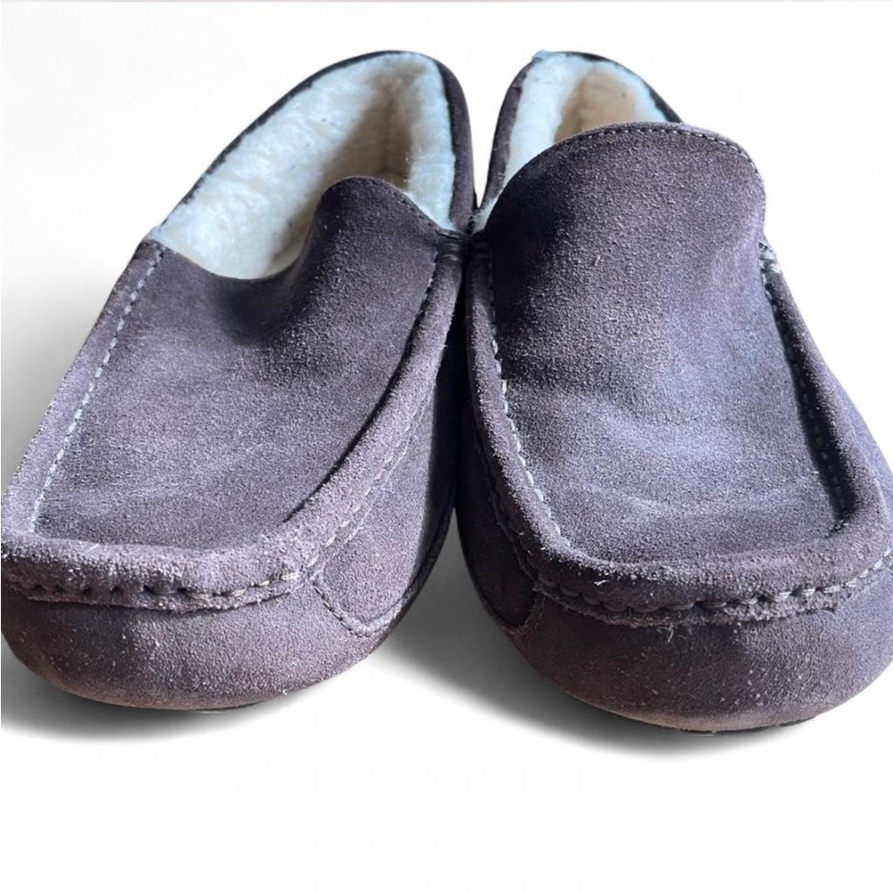 UGG Men's Ascot slippers in espresso brown size 10 - Picture 6 of 7